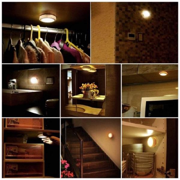 80LM 1W 4.5VDC Remote Control Under Cabinet Light Battery Powered