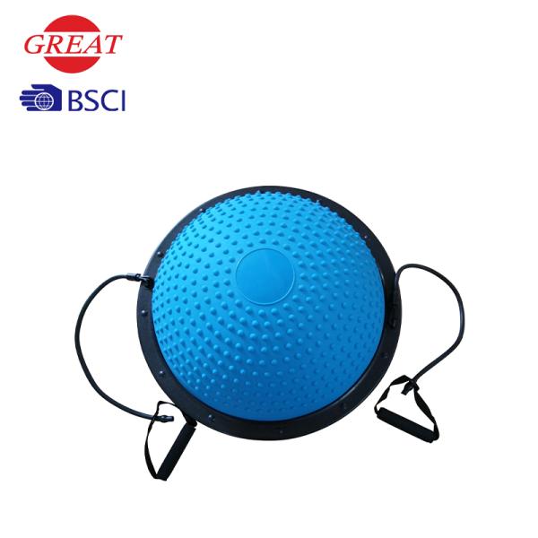 58cm Half Stability Ball , Half Ball Workout Equipment Environmental Friendliness