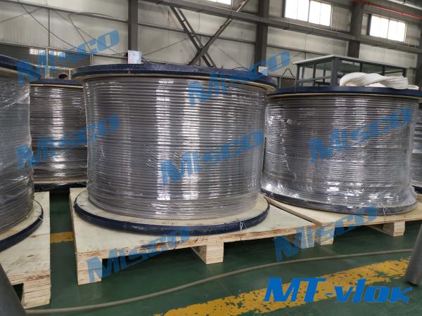 Quality ISO9001 Nickel Alloy Pipe 9.53*1.24mm Alloy 825 Good Mechanical Properties for sale