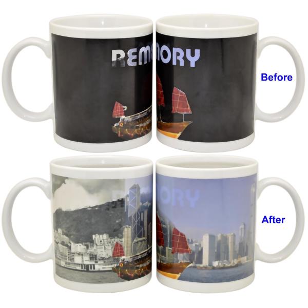AB Grade Heat Sensitive Mug Hot Color Changing Water Transfer Printing