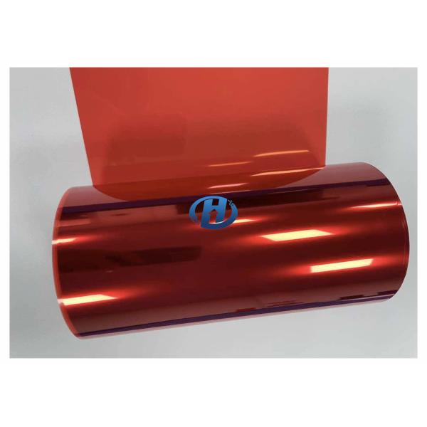 20 μm Red PET Anti Static & Silicone Coating Film For Converting Process in 3C industries