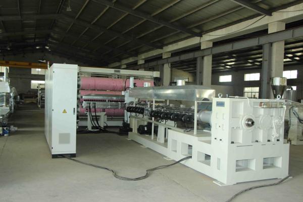 Quality Automatic Polyethylene Geocell PE Sheet Extrusion Line High Efficiency for sale