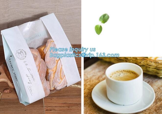 Custom Printing Recycled Brown Kraft Paper Bags,Custom Printed Factory Glassine Paper Bread Small Brown Bag, bagease