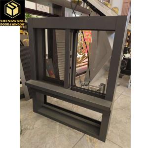 Villa Push Pull Curtain Wall Windows Transparent Aluminium Windows Sliding Frame