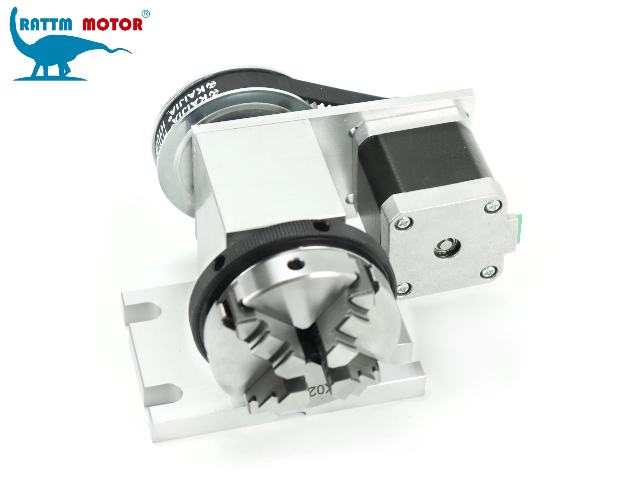 4th A Rotary Axis CNC Lathe Tailstock K11-65mm K12-65mm With 3 4 Jaws Chuck