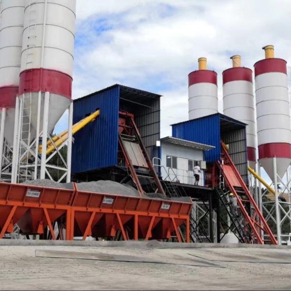Quality Bucket Type 25m3/H To 100 M3/H Full Automatic Wet Batch Concrete Plant Mixing for sale