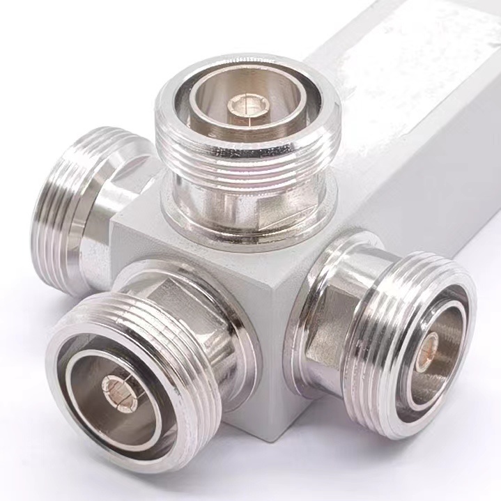 DIN Connector 617-4000MHz RF Power Splitter Power Divider 3 Way