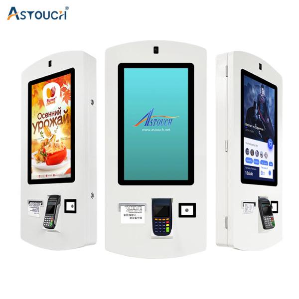 Quality 32 Inch Kiosk Self Payment Interactive Fast Food Kiosk Ordering for sale