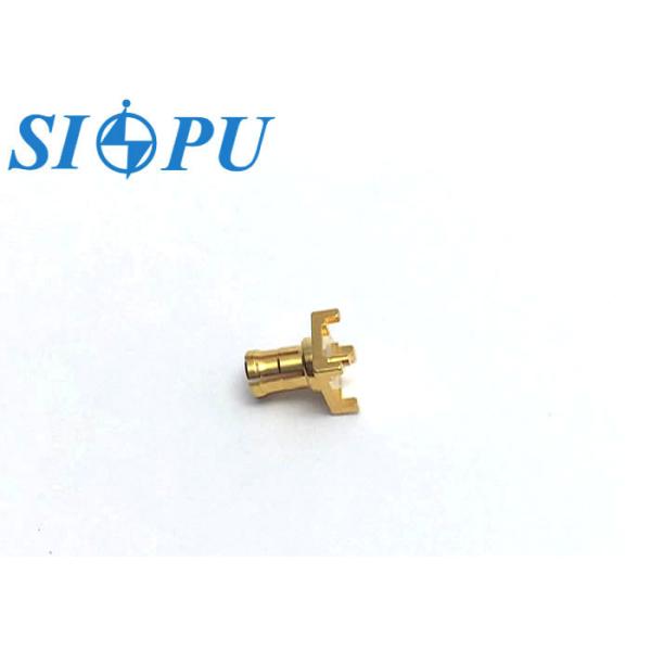 MCX Male RF Coaxial Connector – PCB Mount, Gold-Plated, Solder Type