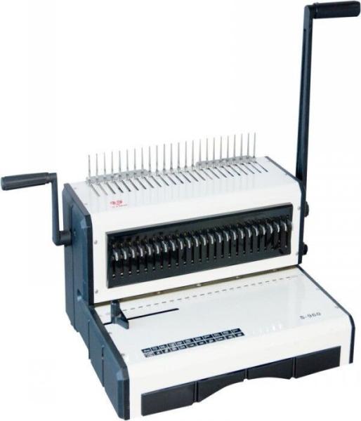 Quality 6.5mm Desktop Plastic Comb Binding Machine For 500 Sheets Document for sale