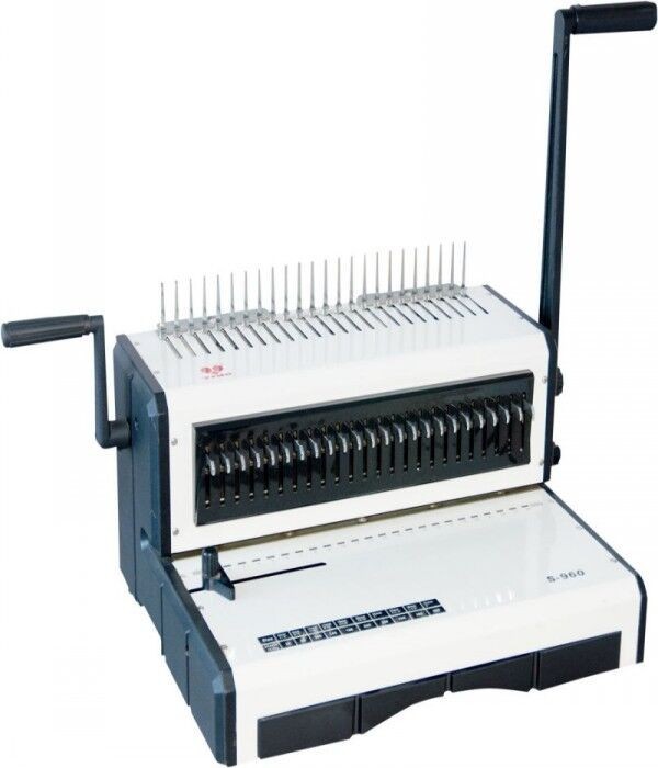 Manual Comb 300mm Width Document Binding Machine Portable For Office