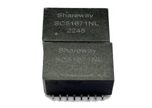 10/100BASE-T PoE 350 MA SMD LAN Transformer 7490140141