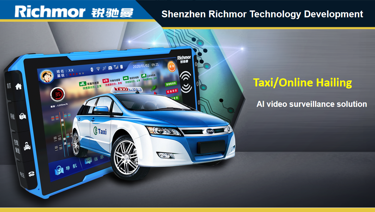 Taxi Monitoring Car Video DVR 4 Channels GPS 4G WiFi AEBI LCD Display 1024*600 Resolution