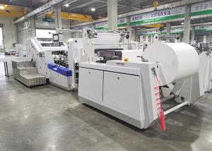 Buy cheap Recycled Square Bottom 30pcs/Min Paper Bag Making Machine product