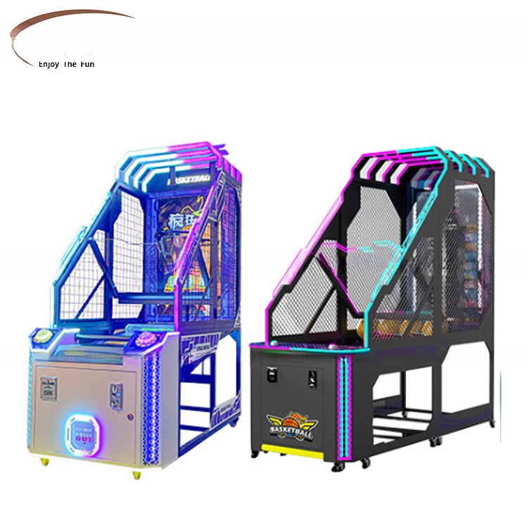 LED Large Full Size Basketball Arcade Game Machine For Fun City