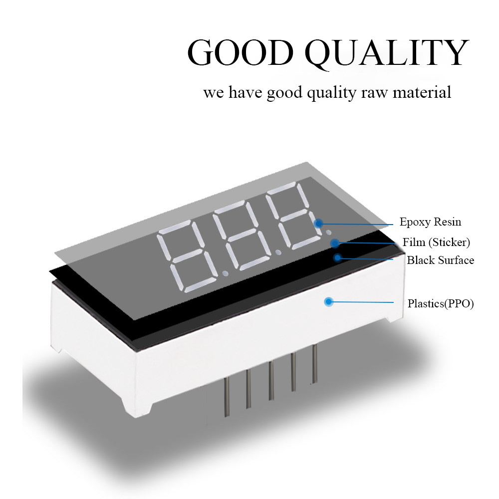 Ultra Bright White/Red Bi-Color Custom Led Display Seven Segment Led Display For Xiaomi Electric Scooter