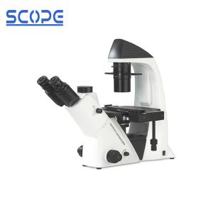 China Trinocular Head Inverted Biological Microscope Infinity Optical System on sale