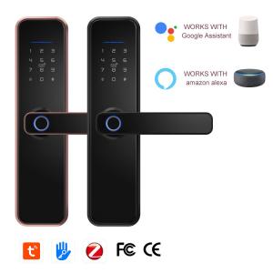 Fingerprint Cylinder Smart Wifi Door Lock Double Tuya Access Wifi Fingerprint Door Lock