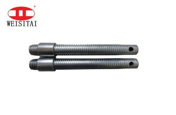 Quality 230KN Q235 Steel Trapezoidal Threaded Rod For Scaffolding for sale
