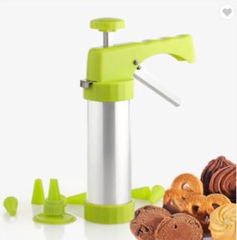 Quality SS Steel Cookie Press Biscuit Maker Aluminum Cookie Press Machine Biscuit Maker for sale