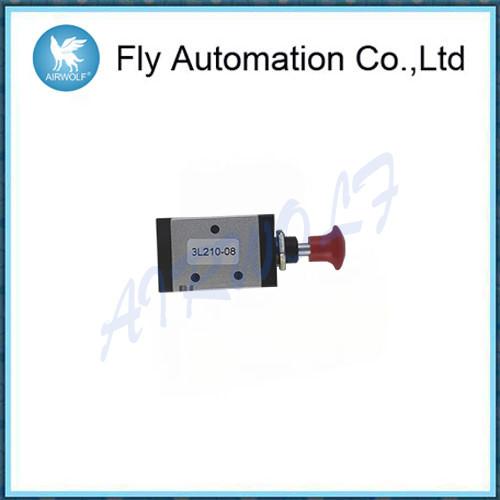 Quality 3L-210-08 3 port 2 position push-pull  valve, 1/4″ port size, 200 series for sale