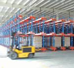 Radio Shuttle High Density Storage Racks , High Bay Pallet Racking Customized
