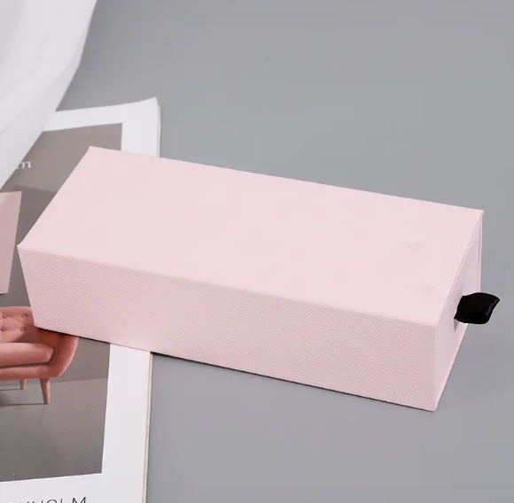 Custom Logo Printing Drawer Display Carton Glasses Perfume Fragrance Cosmetics Storage Carton Smooth Soft Hand Gift Box