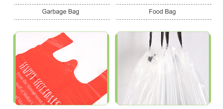 Drawstring HDPE Heavy Duty Clear Garbage Bags Unscented LDPE Blue Garbage Bag