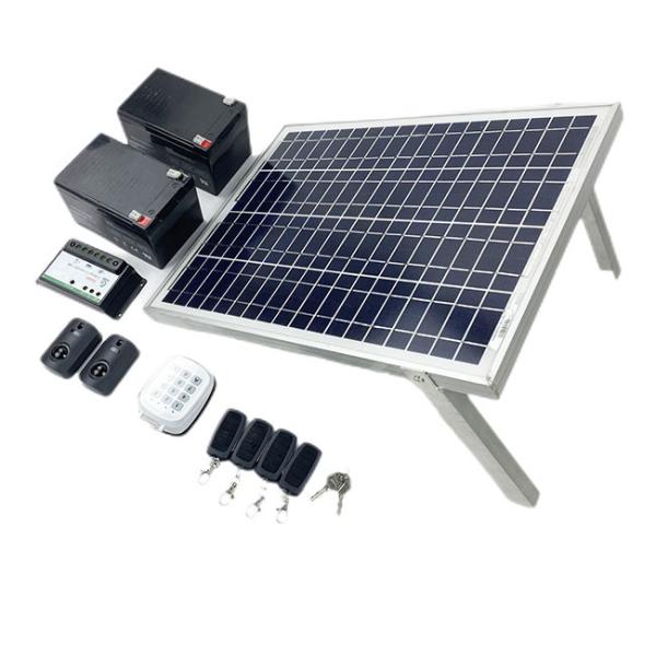 24v Solar Automatic Gate Opener Kit 550W DC Sliding Gate Opener