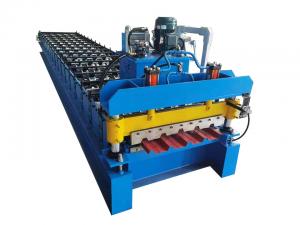 China Trapezoidal 5 Rib Roofing Roll Forming Machine For Ibr Sheet on sale