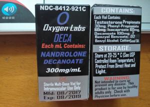 Black Oxygen Labs 10ml Vial Boxes Full Color With Silver Printing PET Material