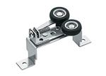 Upper Side Hanging Aluminium Window Rollers , Track Pully Sliding Window