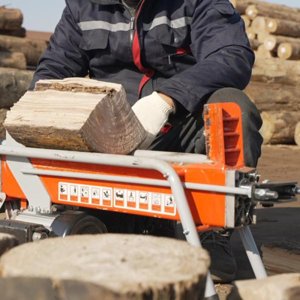 Wood Splitting Machine For 50 KG Logs Portable Hydraulic Gasoline Super Splitter