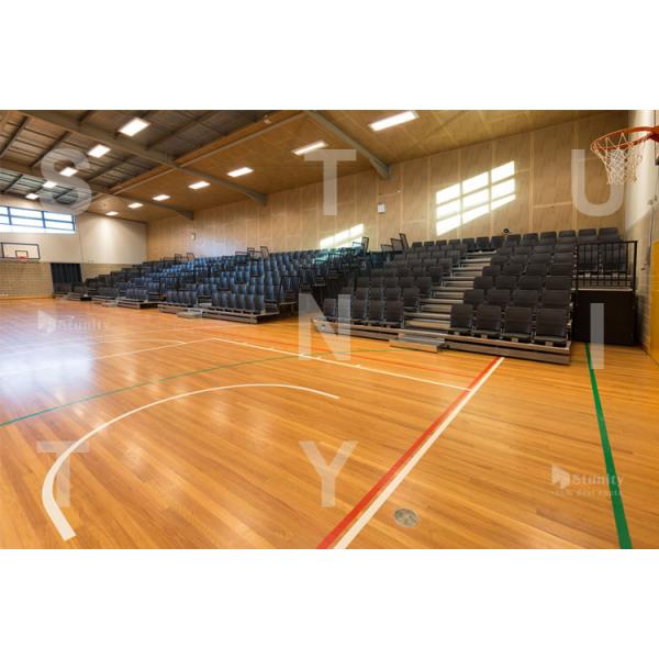 STUNITY Foldable Telescopic Bleacher System For School Halls