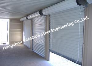 Buy cheap Residential Overhead Roll Up Industrial Steel Garage Doors With Fire Resistant product