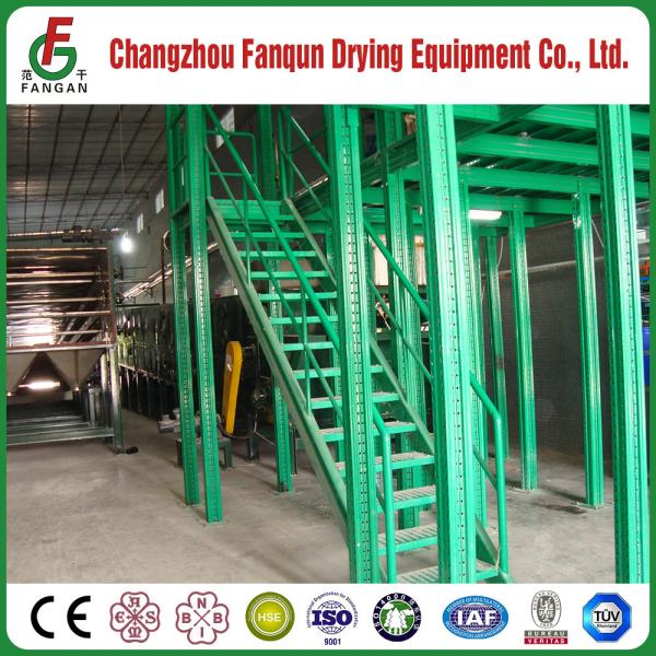 Quality Continuous Carbon Black Industrial Belt Dryer 600kg/Hr Steam Consumption for sale