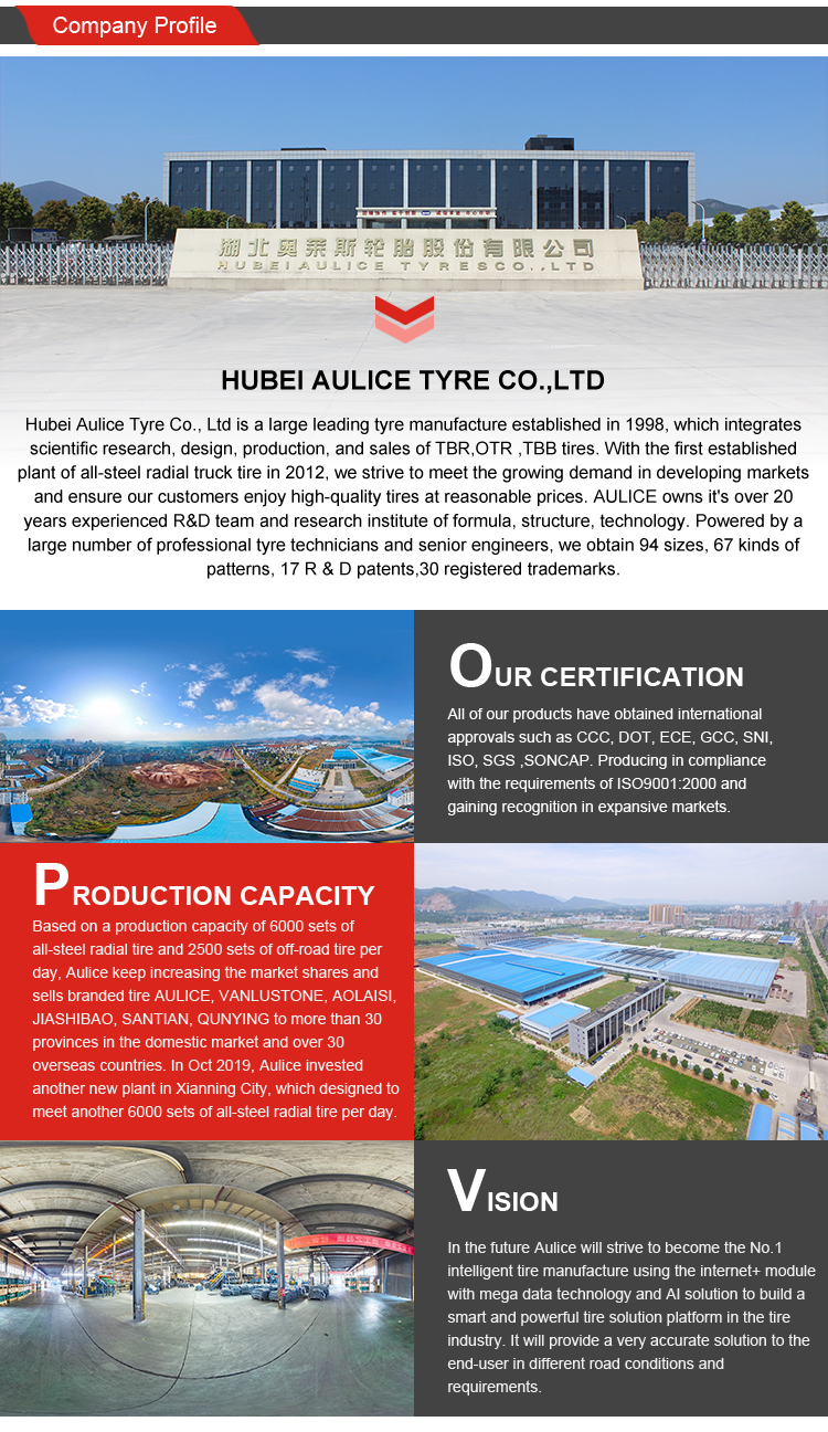 10.00R20 (AR1121)Radial Truck Tire with DOT and ECE Certificates high quality tyre light truck tyres