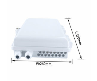 FC / LC Interface 4 Port Shock Resistance 750N Ftth Distribution Box