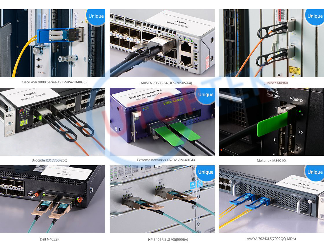 10G SFP+ AOC Cable OM3 1m/3m/5m/15m/50m/100m Customized 10G AOC Cables for Data Center