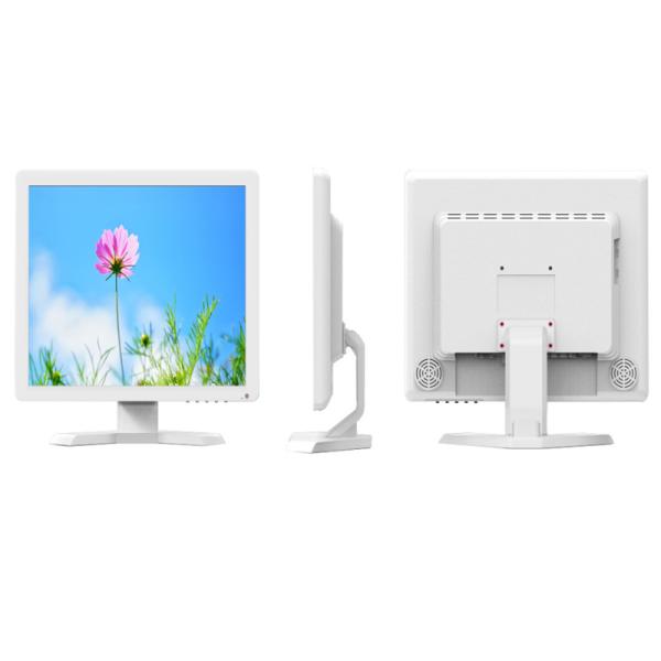 White Medical LCD Monitor HD Computer 18.5 Inch LED Monitor Wall Mounted