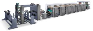 Buy cheap Automatic paper splicing device for high speed Flexo Printing Machine 6 colors product