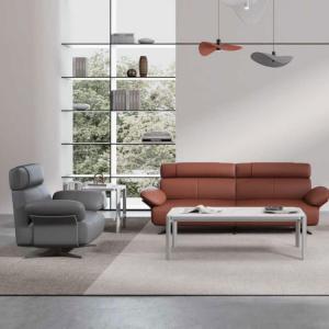 Buy cheap Customized iso Single Leather Recliner Sofa Two Seater Living Room product
