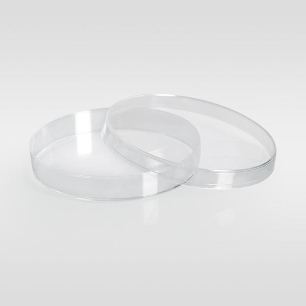 Laboratory Plastic Petri Dish Transparent Sterile 90x15mm