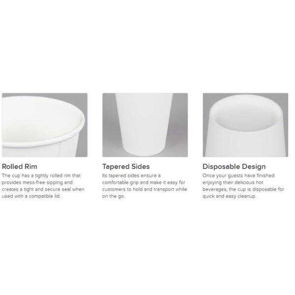 Eco Friendly Biodegradable Paper Cups , Small Printed Disposable Paper Cups