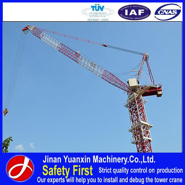 Quality Yuanxin low price Yuanxin luffing jib tower crane price for sale