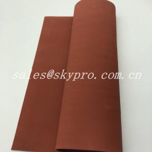 Red Soft Customized Neoprene Rubber Sheet Silicone Rubber Foam Sponge