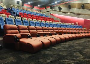 China High End genuine Leather Theater Recliner Sofa Cinema Chairs on sale