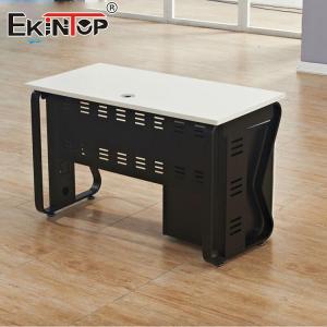 China Black Customizable Small Employee Desk Home Solid Wood Computer Desk on sale