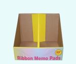 Litho CMYK Custom Printed Display Boxes Clay Coated Paper Yellow