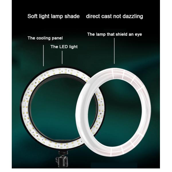 Universal Selfie Ring Light With Flexible Mobile Phone Holder Lazy Bracket Desk Lamp LED Light For Live Stream Office